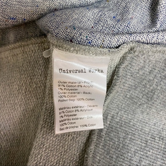 UNIVERSAL WORKS Cotton Blend Vest Waist Coat Sz M - Picture 7 of 7